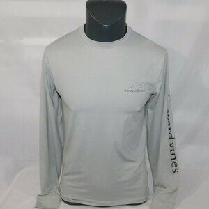 Vineyard  Vines Mens XS Performance Athletic Workout Gray Shirt